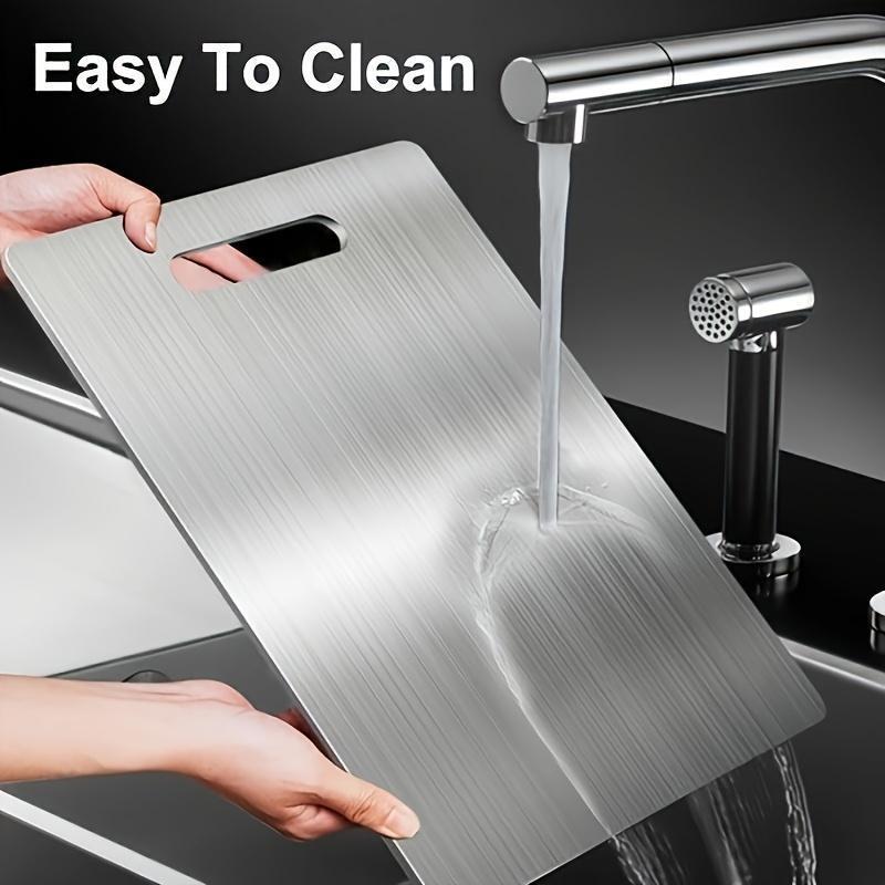 Anti-Bacterial Stainless Steel Cutting Board