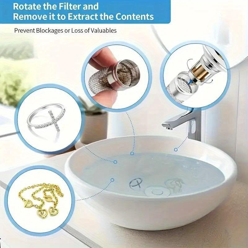 Universal Bathroom Sink Catcher