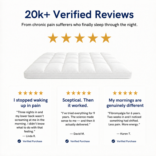 WestMonth™ - Pressure Shield 1000GSM Mattress Topper