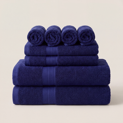 The Presidential Suite Bath Bundle — 8-Piece Set, 600GSM Cotton