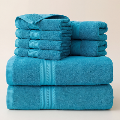 The Presidential Suite Bath Bundle — 8-Piece Set, 600GSM Cotton