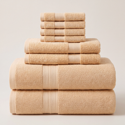 The Presidential Suite Bath Bundle — 8-Piece Set, 600GSM Cotton