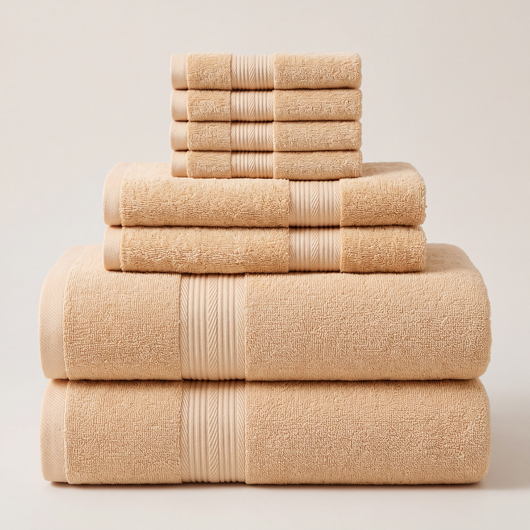 The Presidential Suite Bath Bundle — 8-Piece Set, 600GSM Cotton