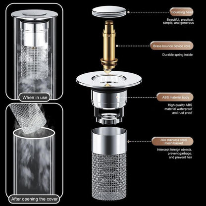 Universal Bathroom Sink Catcher