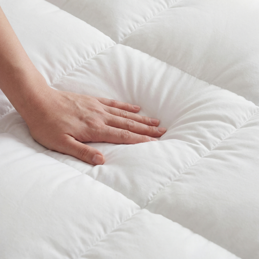 Premium Quilted 1000GSM Luxury Extra Thick Mattress Topper - Breathable & Fluffy Soft
