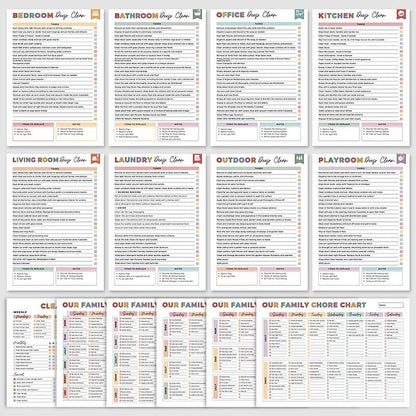 ADHD Cleaning Planner - Household Daily Cleaning Schedule