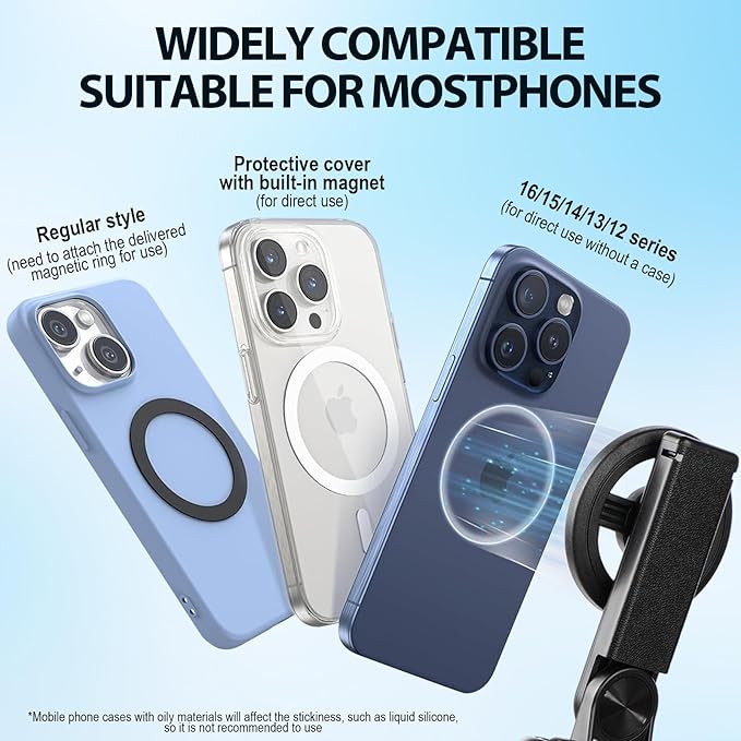 2026 Compact Selfie Stick – 360°