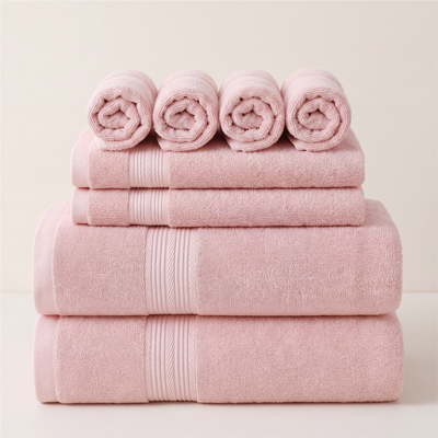 The Presidential Suite Bath Bundle — 8-Piece Set, 600GSM Cotton
