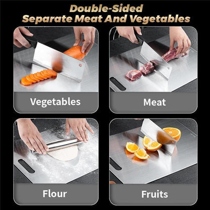 Anti-Bacterial Stainless Steel Cutting Board