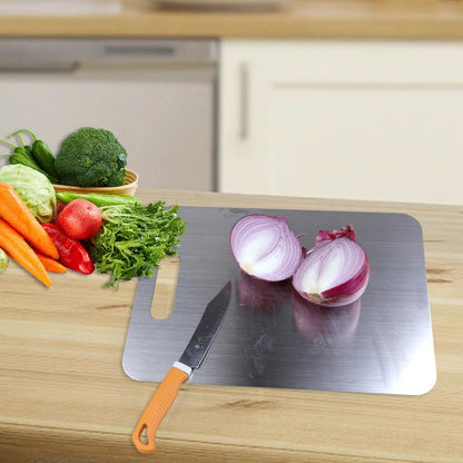 Anti-Bacterial Stainless Steel Cutting Board