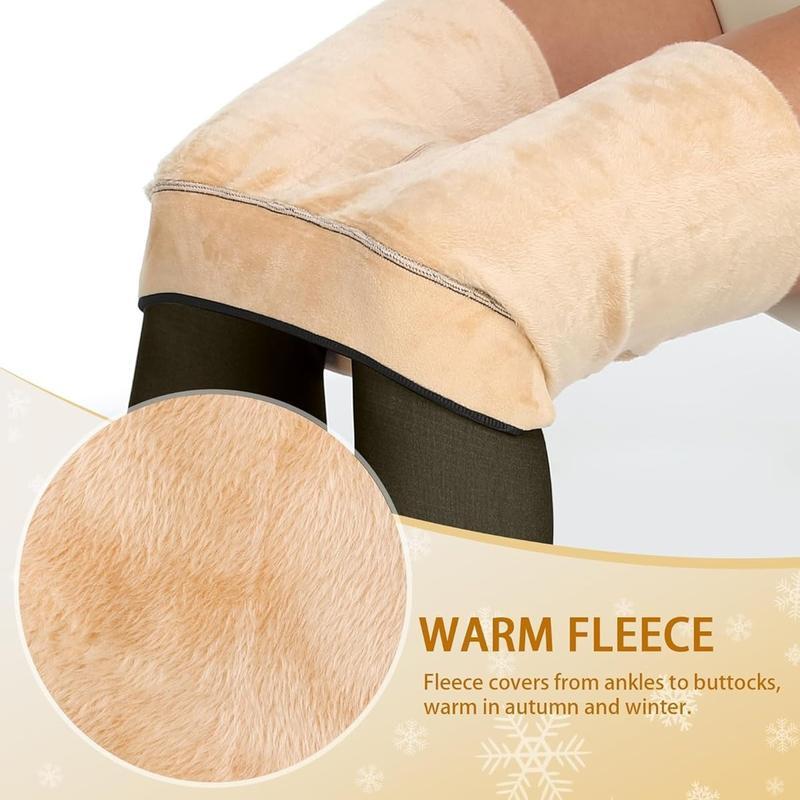 West Month - Winter Fleece Lined One-Lined Tights Seam