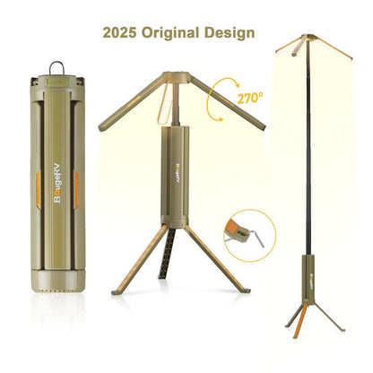 2-1 Portable 15600mAh Rechargeable Powerbank & Camping Light